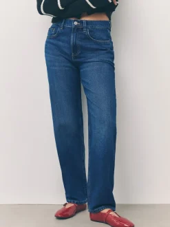 Next Bleu foncé de denim - Jean jambe barillet New