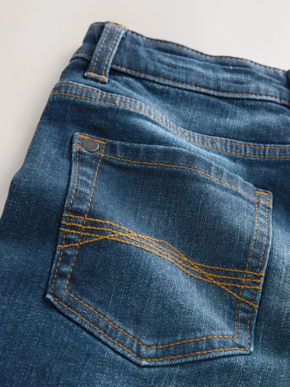 Next Bleu foncé de denim/délavé - Jean extensible, lot de 2 (3-17ans) Best