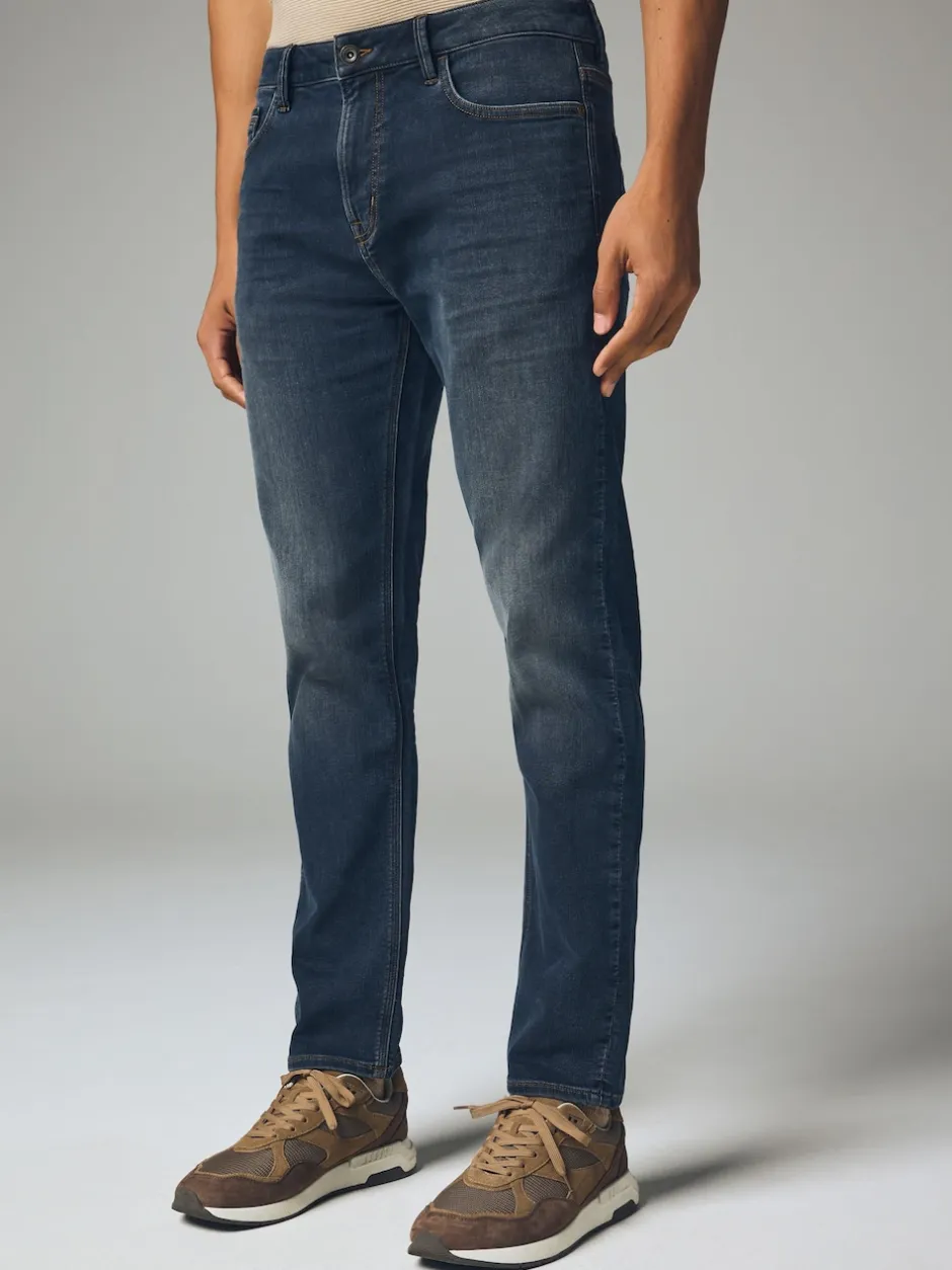 Next - Slim Fit (Slim Fit) - Jeans stretch de confort Bleu Gris Vintage Best