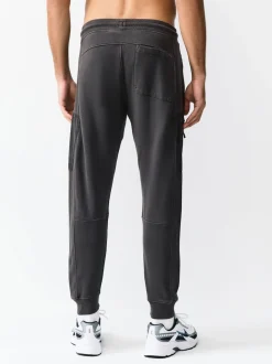 Next Bleu Gris/bleu marine en ardoise - Lot de 2 joggings cargos coupe ajustée à dos brosse utilitaire Outlet