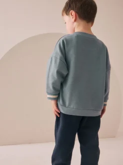 Next - Ensemble Sweat-shirt et Survêtement (3mois à7ans) Bleu imprimé avion Sale