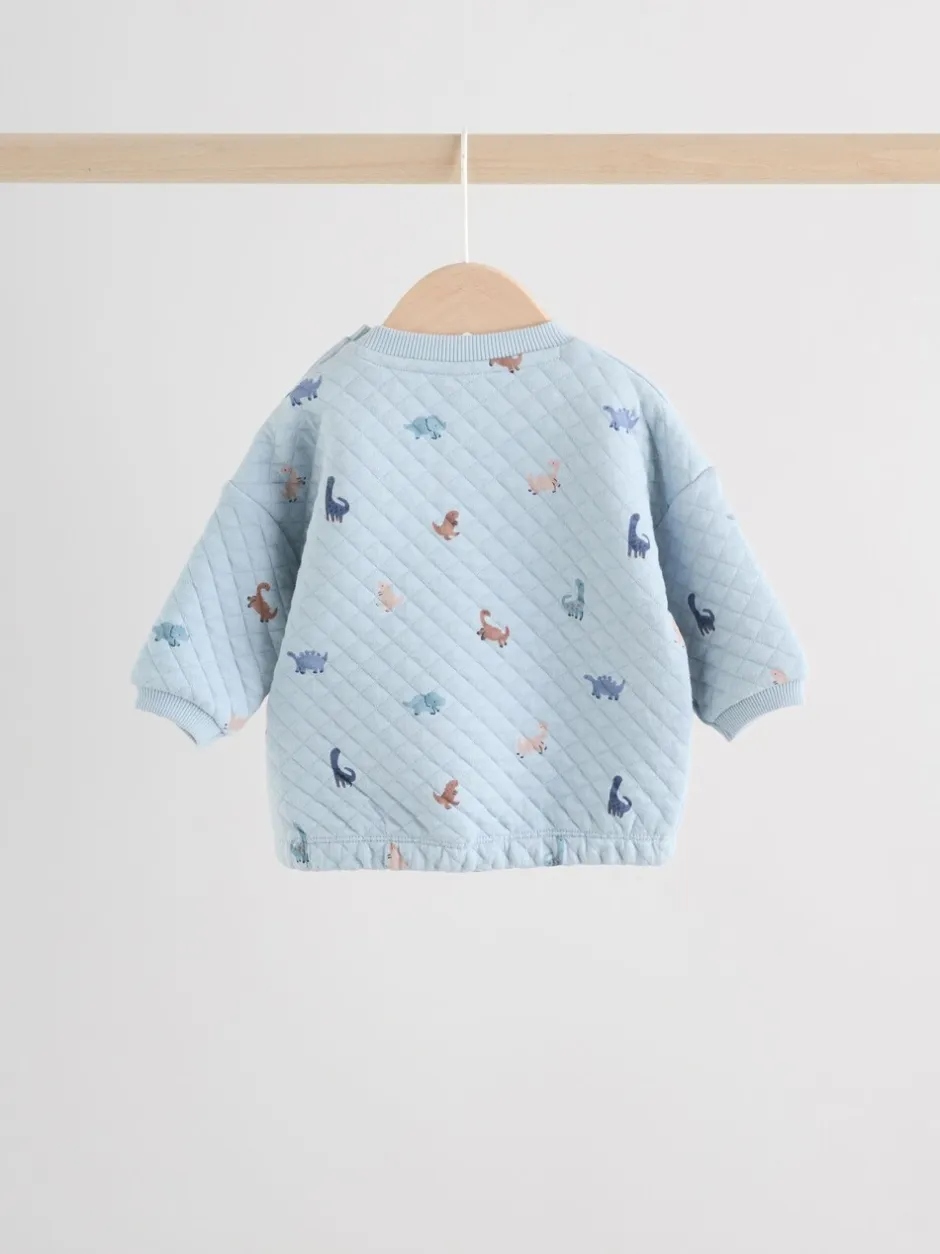 Next Bleu imprimé dinosaure - Ensemble sweat matelassé et survêtement Bébé (0mois à2ans) Best