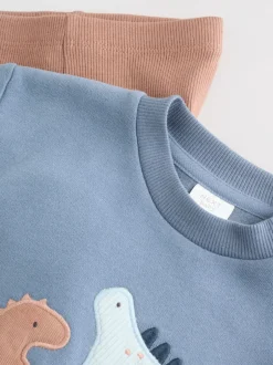 Next Bleu imprimé dinosaure - Ensemble Sweat-shirt et Leggings bébé (0mois-3ans) Online