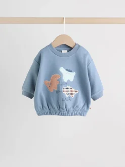 Next Bleu imprimé dinosaure - Ensemble Sweat-shirt et Leggings bébé (0mois-3ans) Online