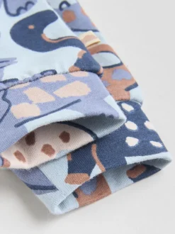 Next - Hauts et Leggings 6 pièces bébé (0mois-3ans) Bleu imprimé dinosaure Hot