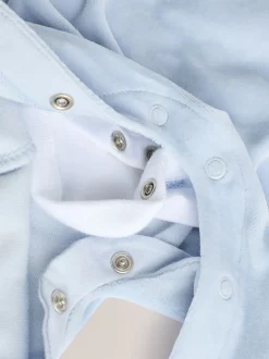 Next Bleu imprimé éléphant - Ensemble salopette et body en velours bébé (0mois-3ans) Hot