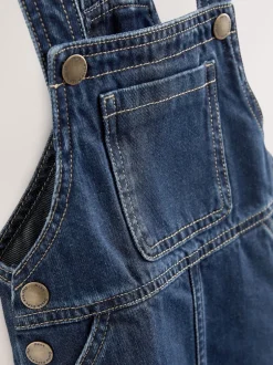 Next Bleu indigo - Denim Robe chasuble (3mths-8yrs)