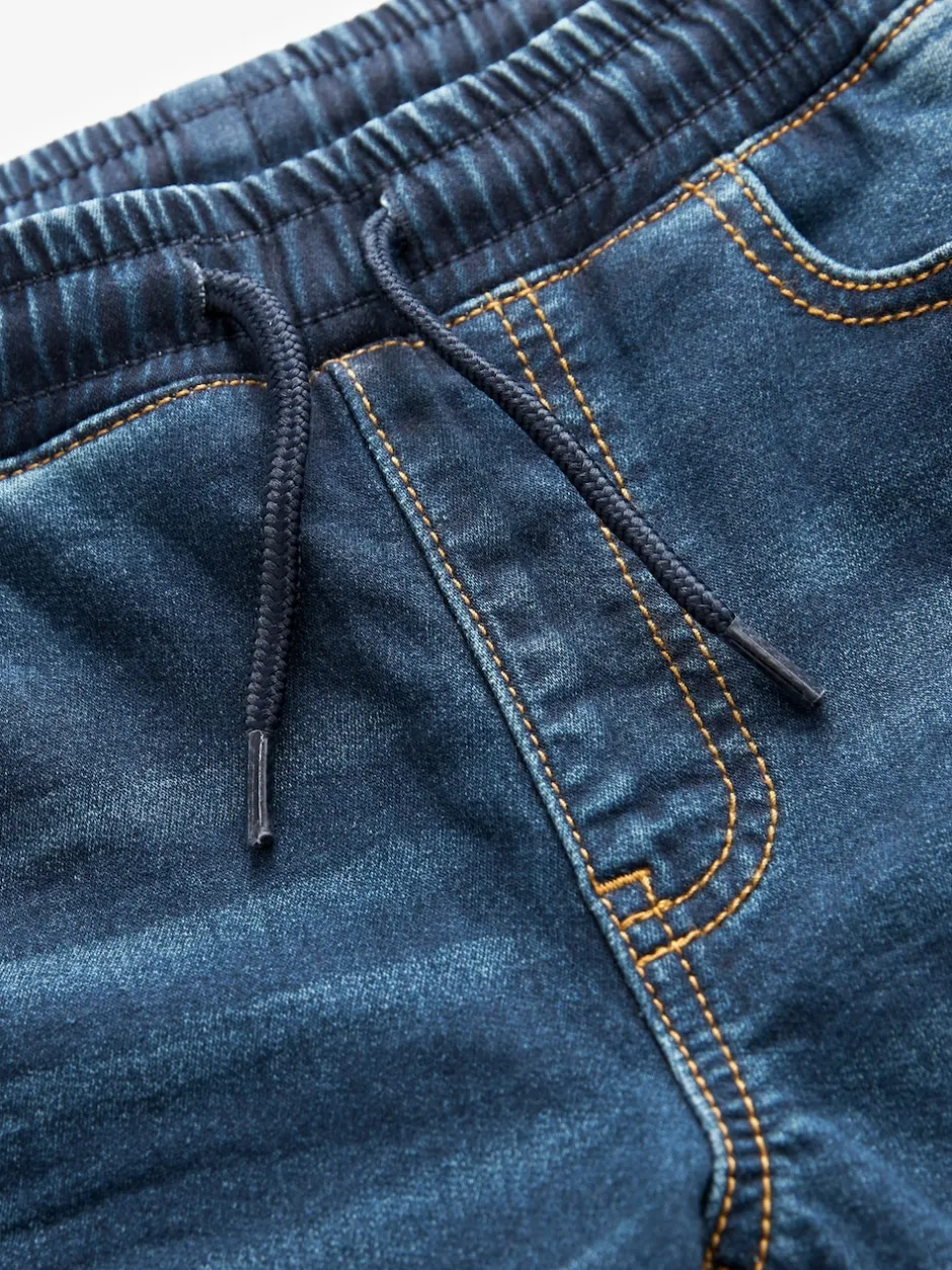 Next Bleu indigo - Jeans extensibles à taille élastique (3-16ans) Discount