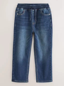 Next Bleu indigo - Jeans extensibles à taille élastique (3-16ans) Sale