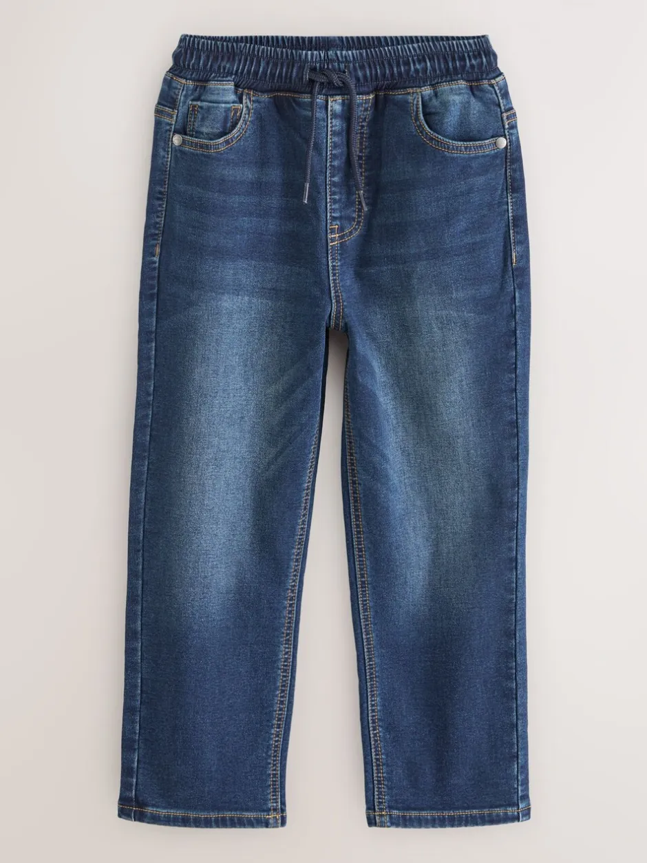 Next Bleu indigo - Jeans extensibles à taille élastique (3-16ans) Sale