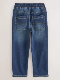 Next Bleu indigo - Jeans extensibles à taille élastique (3-16ans) Sale