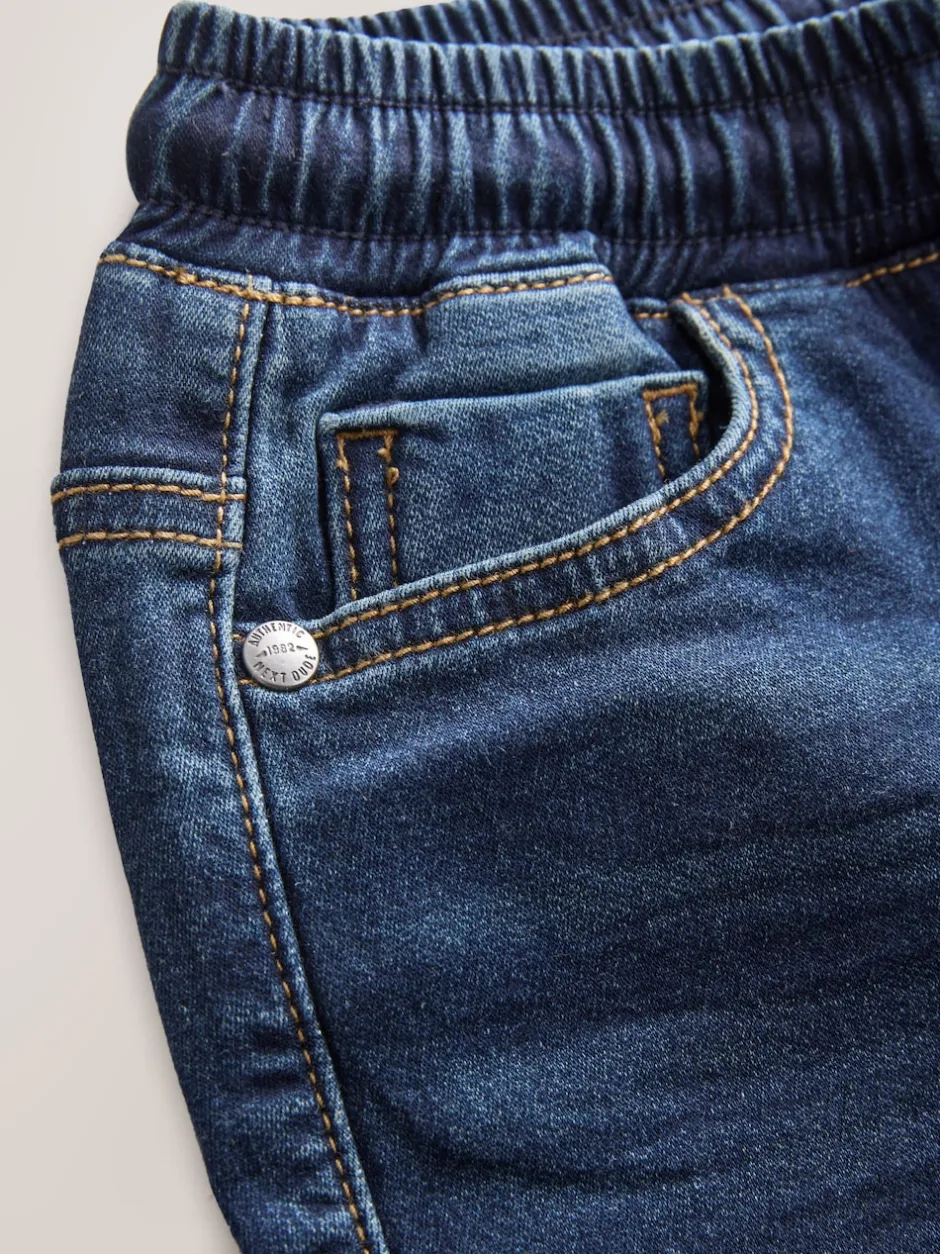 Next Bleu indigo - Jeans extensibles à taille élastique (3-16ans) Sale