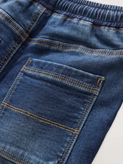 Next Bleu indigo - Jeans extensibles à taille élastique (3-16ans) Sale