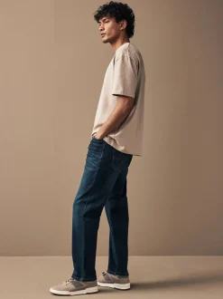 Next - Ajustement droit - Jean Motionflex Bleu indigo moyen Hot