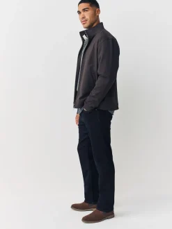 Next Bleu indigo rincé - - Jeans stretch de confort Ajustement droit New