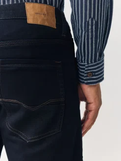 Next Bleu indigo rincé - - Jeans stretch de confort Ajustement droit New