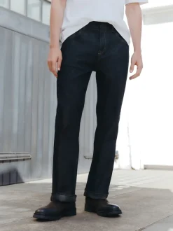 Next Bleu indigo rincé - Jean Denim Signature brossé douillet à Carreaux Outlet