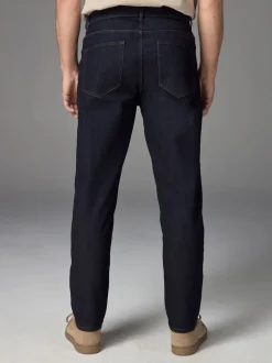 Next - Jeansextensible classique coupe fuselée régulière Bleu indigo rincé Hot