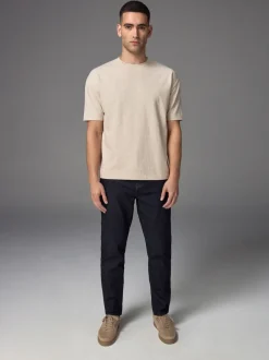 Next - Jeansextensible classique coupe fuselée régulière Bleu indigo rincé Hot