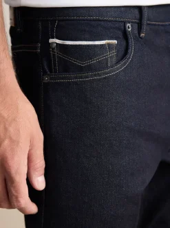 Next Bleu indigo rincé - Slim Fit (Slim Fit) - Signature Selvedge jean Denim Jeans Discount