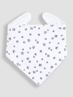 Jojo Maman Bébé bleu layette - Paquet de 3coton Baby Dribble BIBS Hot