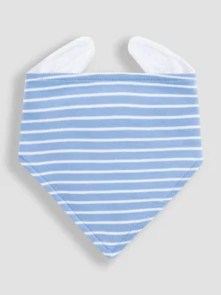 Jojo Maman Bébé bleu layette - Paquet de 3coton Baby Dribble BIBS Hot