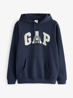Gap - À enfiler - Sweat à capuche doublé en polaire avec logo Bleu marine Online