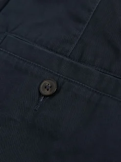 Next - Ajustement droit - Short chino stretch Bleu marine New