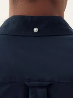 Next - Ajustement régulier - Chemise Oxford à manches courtes Bleu marine Best