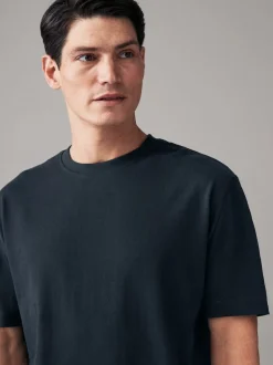 Next - Ajustement régulier - T-shirt épais Bleu marine Best