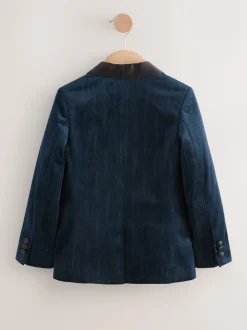 Next Bleu marine - Blazer en velours texturé (3-16ans) Hot