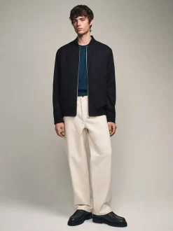 Next - Blouson bomber élégant Bleu marine Outlet