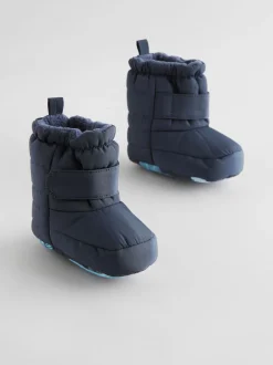Next Bleu marine - Bottes de neige à fermeture par contact bébé (0-2mois)