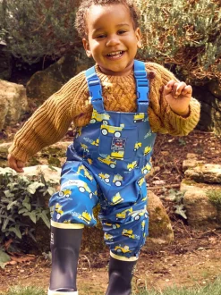 Jojo Maman Bébé Bleu marine - Bottes en caoutchouc à bordures contrastées Discount