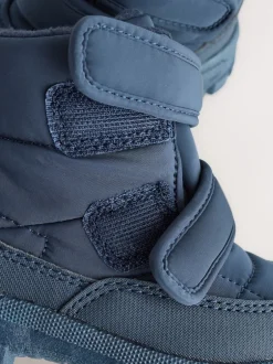 Next Bleu marine - Bottes matelassées à fermeture par contact Sale