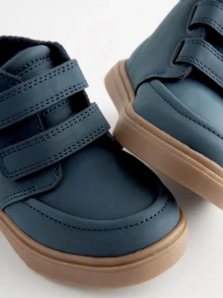 Next Bleu marine - Bottines avec fermeture scratch et doublure chaude Discount