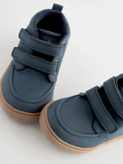 Next Bleu marine - Bottines avec fermeture scratch et doublure chaude Best