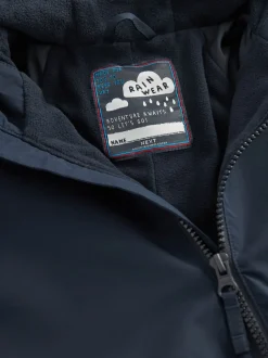 Next - Combinaison imperméable doublée de polaire (3mths-7yrs) Bleu marine New