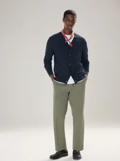 Next Bleu marine - Coupe classique Cotton Rich Cardigan