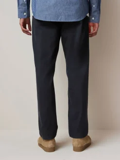 Next - Coupe fuselée régulière - Pantalon chino stretch Bleu marine New