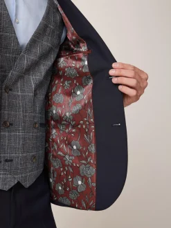 Next Bleu marine - - Veste de costume à deux boutons Coupe sur mesure Best