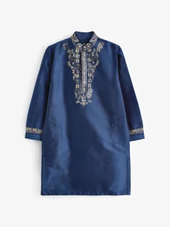 Next - Eid Kurta (3mths-16yrs) Bleu marine Discount