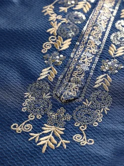 Next - Eid Kurta (3mths-16yrs) Bleu marine Discount