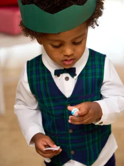 Jojo Maman Bébé Bleu marine - Ensemble 3pièces avec gilet et chemise Sale