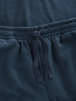 Next Bleu marine - Ensemble pyjama à col trophée à manches longues en éponge Discount