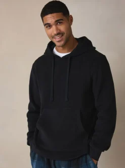 Next Bleu marine - Ensemble sweat à capuche à manches longues en polaire thermique New