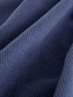 Next Bleu marine - Ensemble t-shirt et short texturé Manchester Courts (3-16ans)