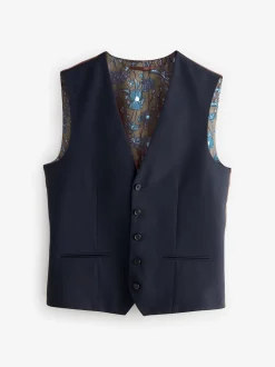 Next Bleu marine - Gilet à coupe régulière Sale