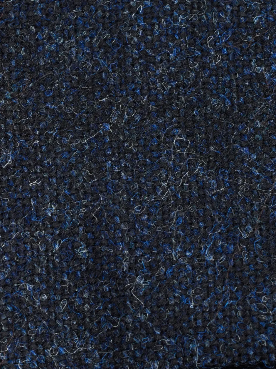 Next Bleu marine - Gilet de costume Signature Abraham Moon 100% laine britannique Donegal New