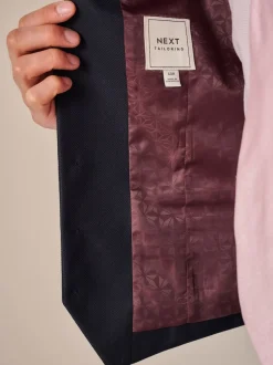 Next - Gilet de costume texturé Bleu marine Best